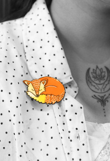 Fox Brooch